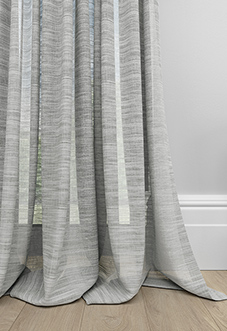 Novara Voile, Grey Skies - Made to Measure Curtains